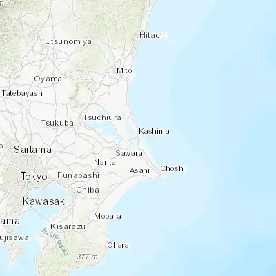 Map showing location of Kashima-shi (35.965360, 140.644740)