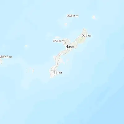 Map showing location of Katsuren-haebaru (26.332940, 127.874030)