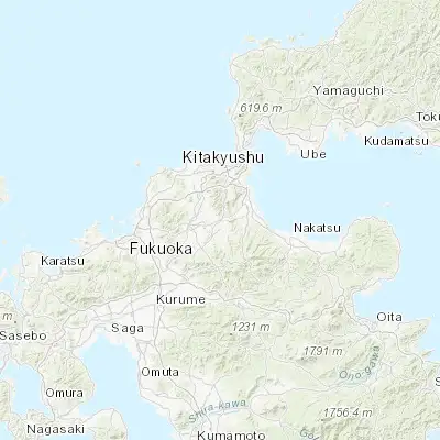Map showing location of Kawara (33.669370, 130.842600)
