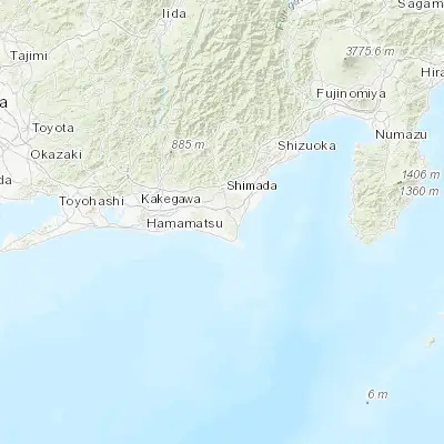 Map showing location of Kikugawa (34.702910, 138.119780)
