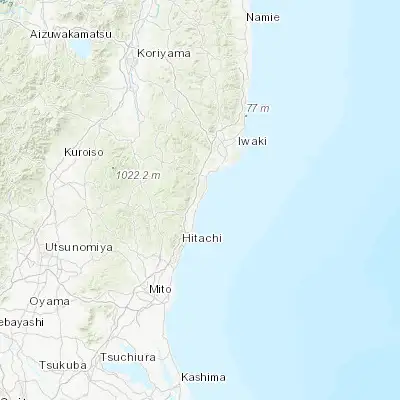 Map showing location of Kitaibaraki (36.786710, 140.749010)