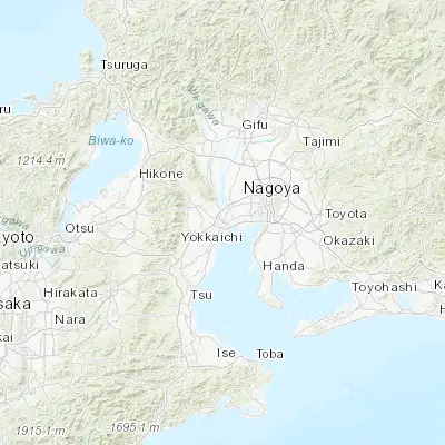 Map showing location of Kuwana (35.051920, 136.669580)