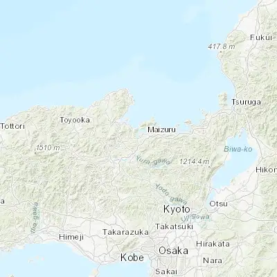 Map showing location of Maizuru (35.450000, 135.333330)