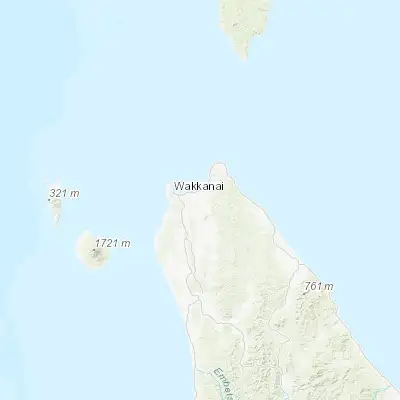 Map showing location of Makubetsu (45.371390, 141.821110)