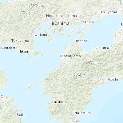Map showing location of Masaki-chō (33.787570, 132.711240)