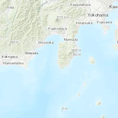 Map showing location of Matsuzaki (34.753260, 138.776130)