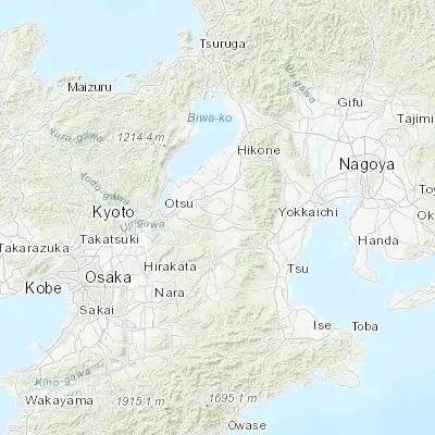Map showing location of Minakuchichō-matoba (34.966670, 136.166670)