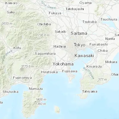 Map showing location of Minamirinkan (35.495270, 139.442790)