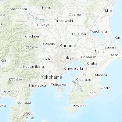 Map showing location of Motoyoyogichō (35.671920, 139.685110)