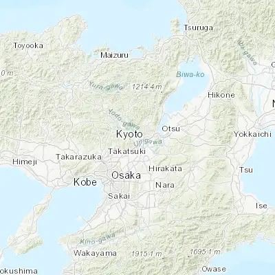 Map showing location of Mukō (34.965450, 135.704150)