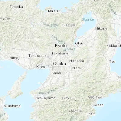 Map showing location of Neyagawa (34.766150, 135.627590)