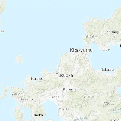 Map showing location of Nishifukuma (33.766270, 130.474610)