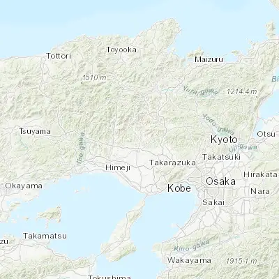Map showing location of Nishiwaki (34.984190, 134.974070)