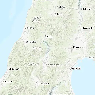 Map showing location of Ōishida (38.596960, 140.374040)