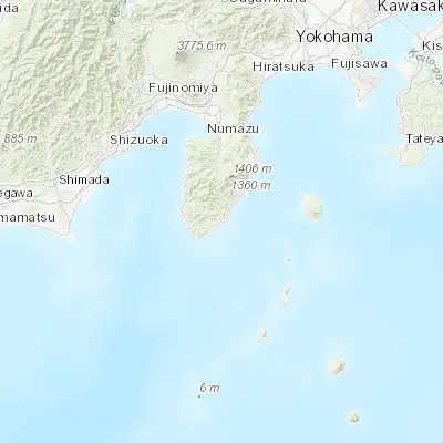 Map showing location of Shimoda (34.676520, 138.944560)