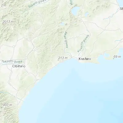 Map showing location of Shiranuka (42.962860, 144.088970)