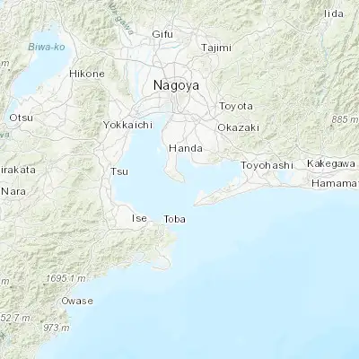 Map showing location of Toyohama (34.709330, 136.934250)