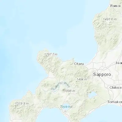Map showing location of Yoichi (43.203890, 140.770280)