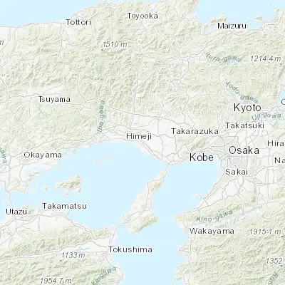 Map showing location of Yonedacho Sendo (34.775600, 134.825510)