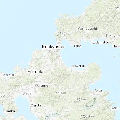 Map showing location of Yukuhashi (33.728730, 130.983000)