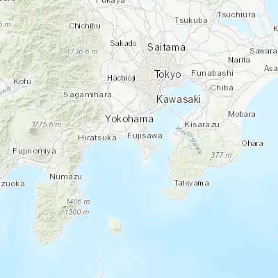 Map showing location of Zushi (35.294830, 139.578120)