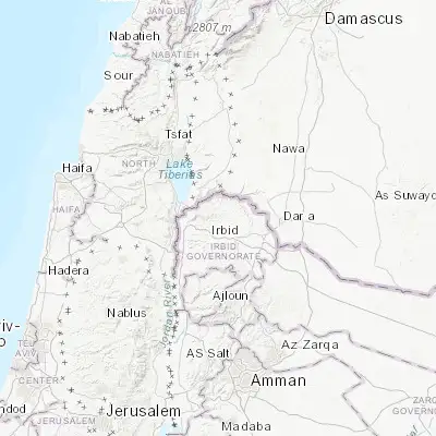 Map showing location of Ḩātim (32.644920, 35.777710)