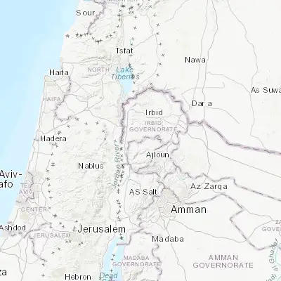 Map showing location of Judita (32.407920, 35.708020)