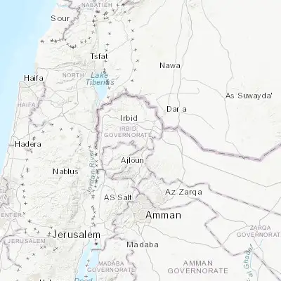 Map showing location of Kitim (32.438340, 35.896770)