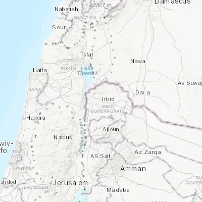 Map showing location of Qumaym (32.571740, 35.734520)