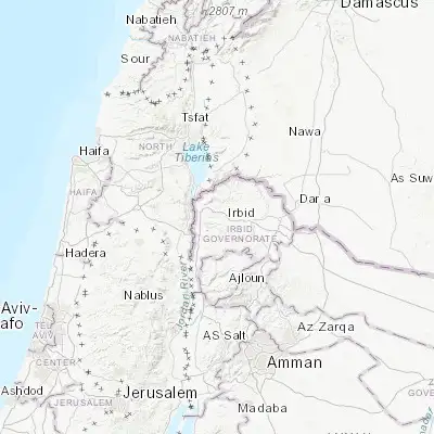 Map showing location of Şammā (32.571020, 35.689840)
