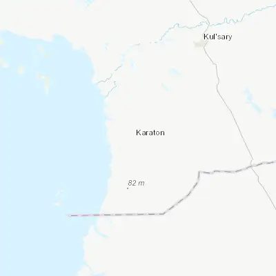 Map showing location of Karaton (46.436850, 53.489050)