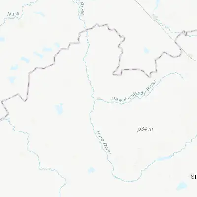 Map showing location of Kīevka (50.262120, 71.548390)