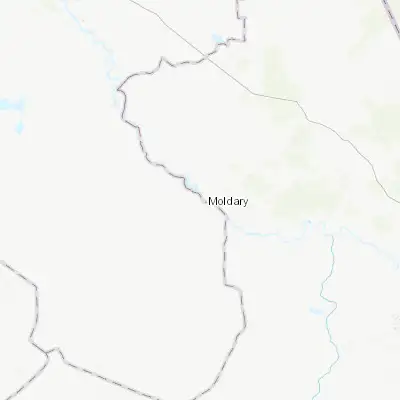 Map showing location of Kurchatov (50.756170, 78.541880)