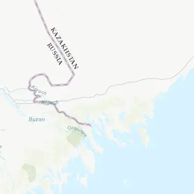 Map showing location of Maloye Ganyushkino (46.600000, 49.266670)