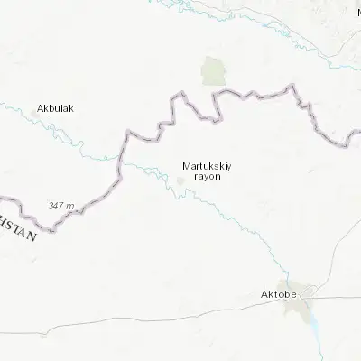 Map showing location of Martuk (50.747460, 56.506110)