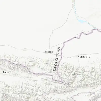 Map showing location of Oytal (42.905730, 73.269720)