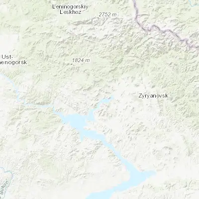 Map showing location of Pervorossiyskoye (49.717390, 83.848600)