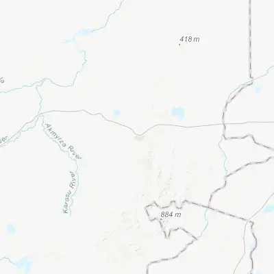 Map showing location of Yermentau (51.623640, 73.102650)