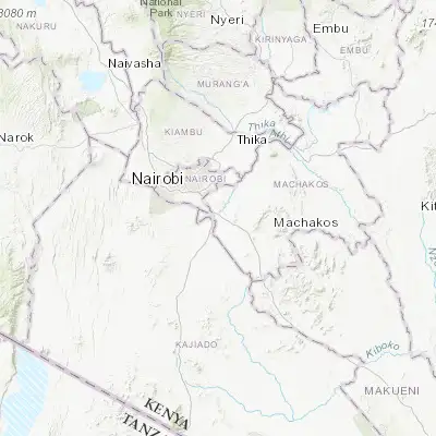 Map showing location of Athi River (-1.456300, 36.978260)