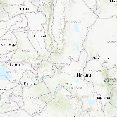 Map showing location of Eldama Ravine (0.051960, 35.727340)