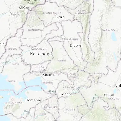 Map showing location of Kapsabet (0.203870, 35.105000)