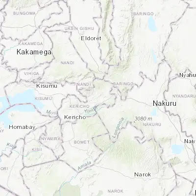Map showing location of Kipkelion (-0.199820, 35.467350)