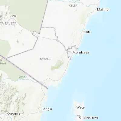 Map showing location of Kwale (-4.173750, 39.452060)