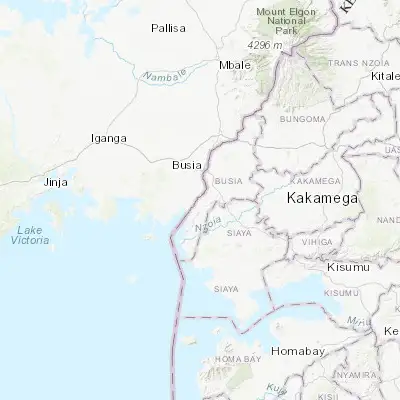 Map showing location of Luanda (0.313540, 34.071460)