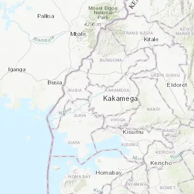 Map showing location of Mumias (0.334740, 34.487960)