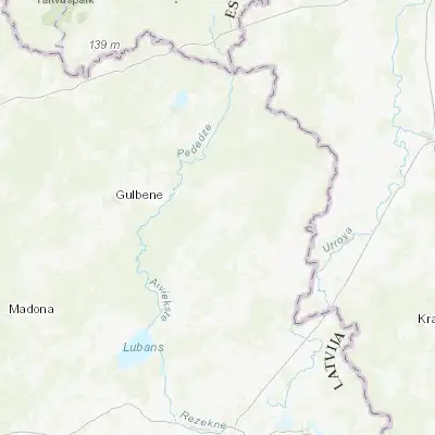 Map showing location of Balvi (57.131300, 27.265830)