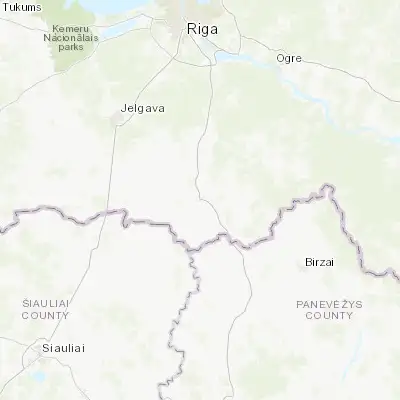 Map showing location of Bauska (56.407940, 24.194430)