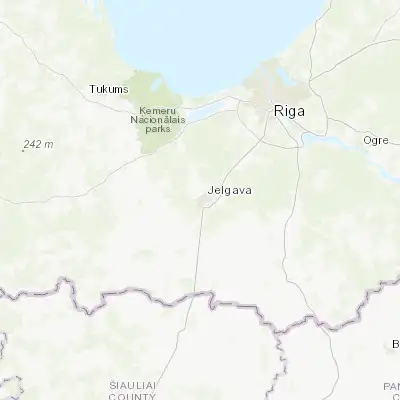 Map showing location of Jelgava (56.650000, 23.712780)