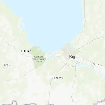 Map showing location of Jūrmala (56.968000, 23.770380)