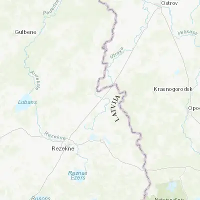 Map showing location of Kārsava (56.784050, 27.688290)